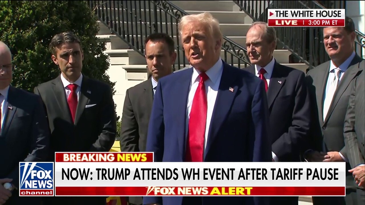 Trump explains tariff hike on China, 90-day pause for others