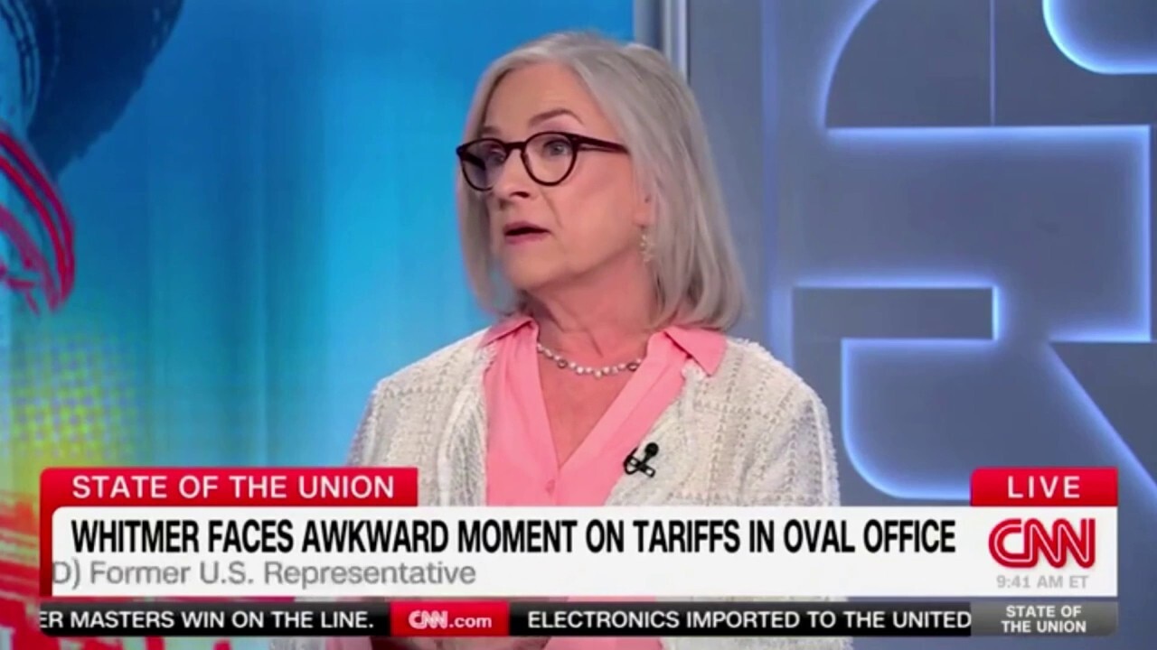 Former Democratic rep hits Whitmer for 'cringey' move to hide her face in oval office