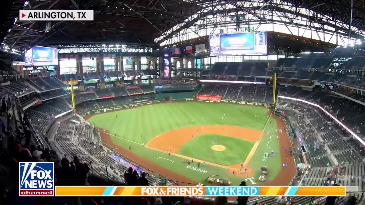 An inside look into how a baseball field gets transformed for the American Rodeo