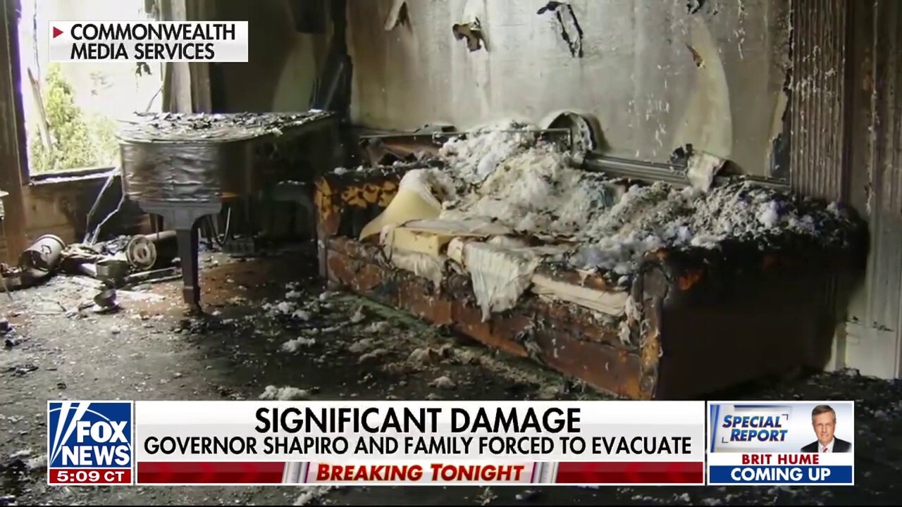 Governor's mansion fire: Suspect arrested over attack on Josh Shapiro's residence