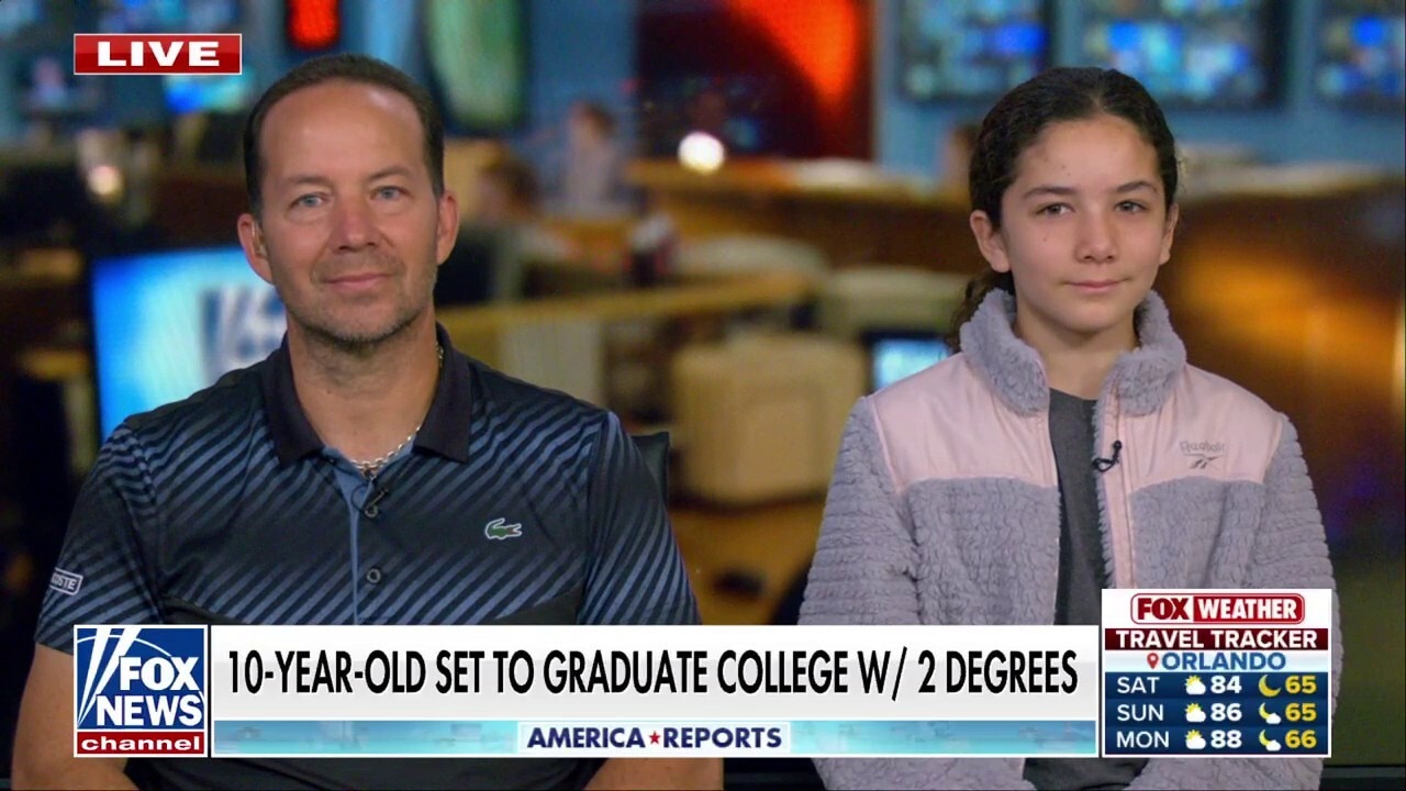 10-year-old girl set to graduate California college with two degrees