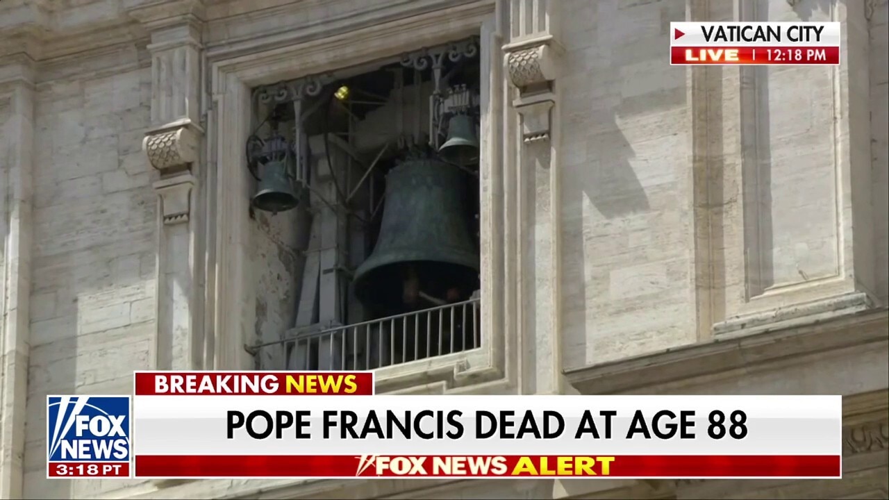 Bells toll at Vatican to mark Pope Francis' death