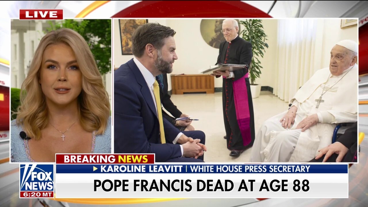 White House reacts to Pope Francis' death after Vance meeting: 'Solemn day'
