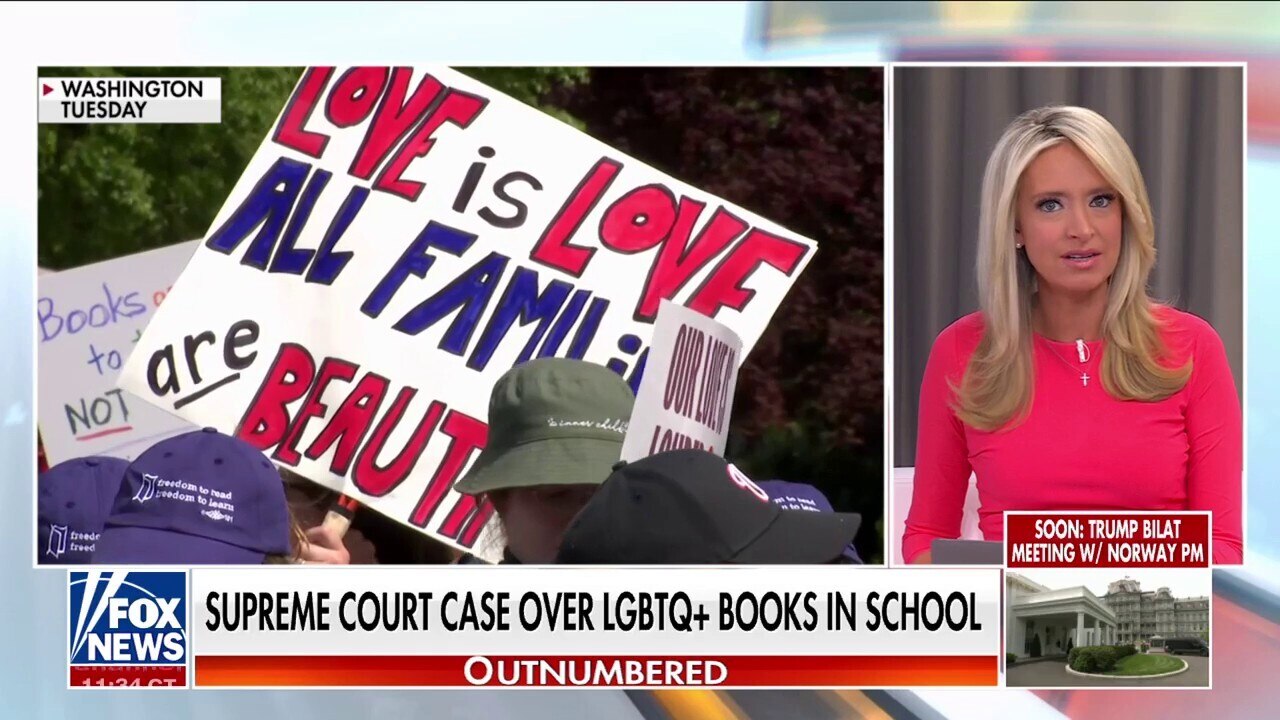 Protests erupt as Supreme Court considers case on LGBT books in schools