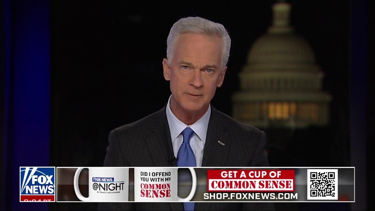 Trace Gallagher: This has nothing to do with standing up and everything to do with running out