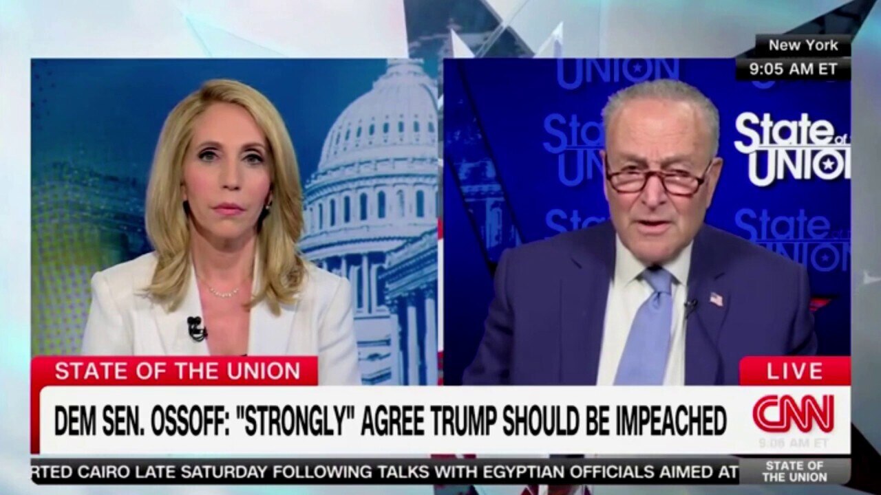 Schumer dodges on whether Democrats should prioritize impeaching Trump if they win back Congress
