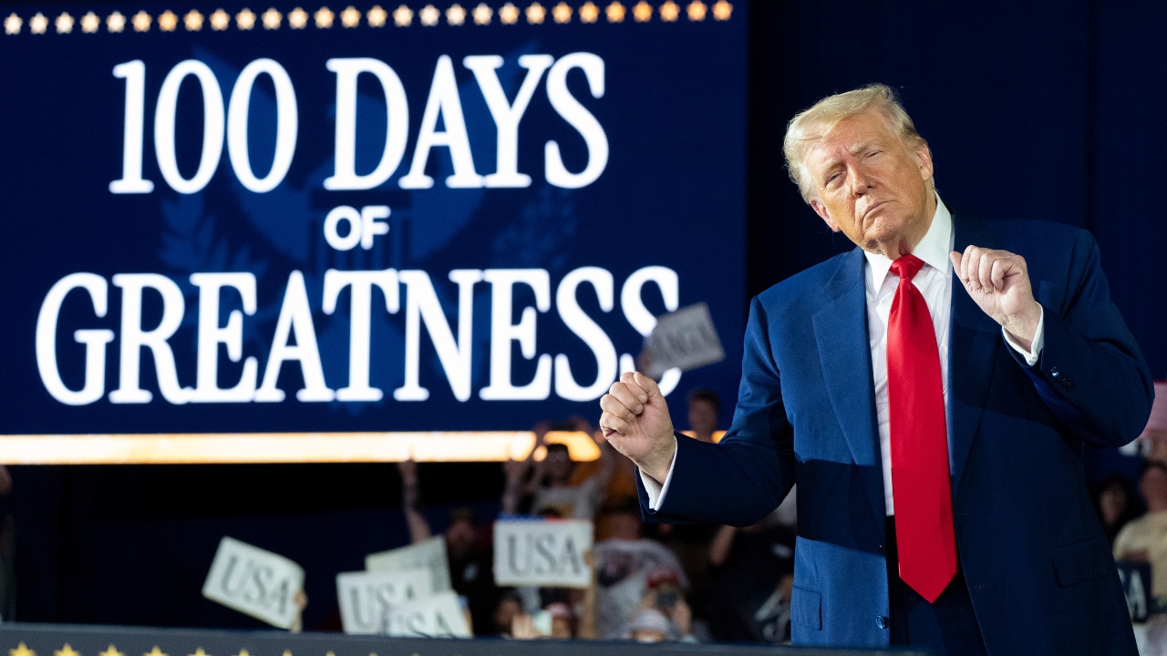 'Promises made, promises kept': Trump celebrates first 100 days in office with high energy Michigan rally