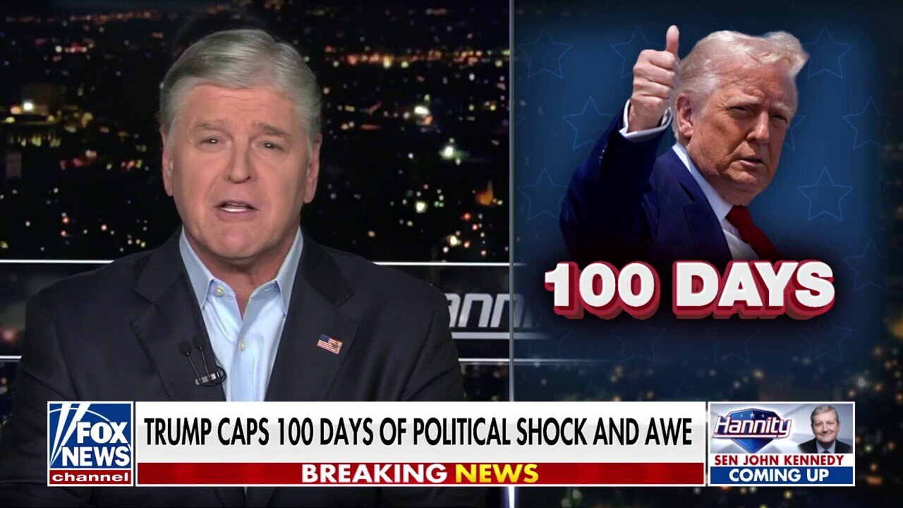 Sean Hannity: 100 days of history is in the books