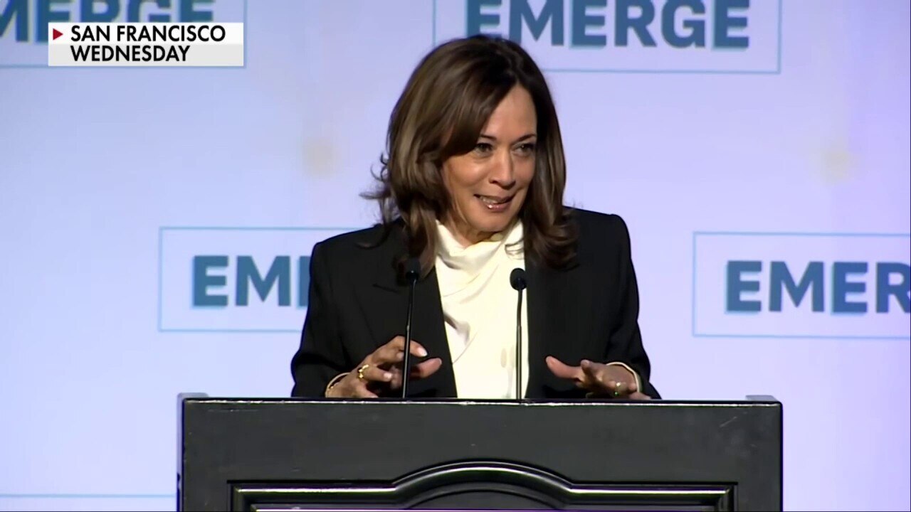 Harris urges Democrats to act like elephants