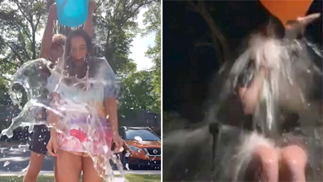 In Ice Bucket Challenge revival, girls get dumped with ice water for mental health
