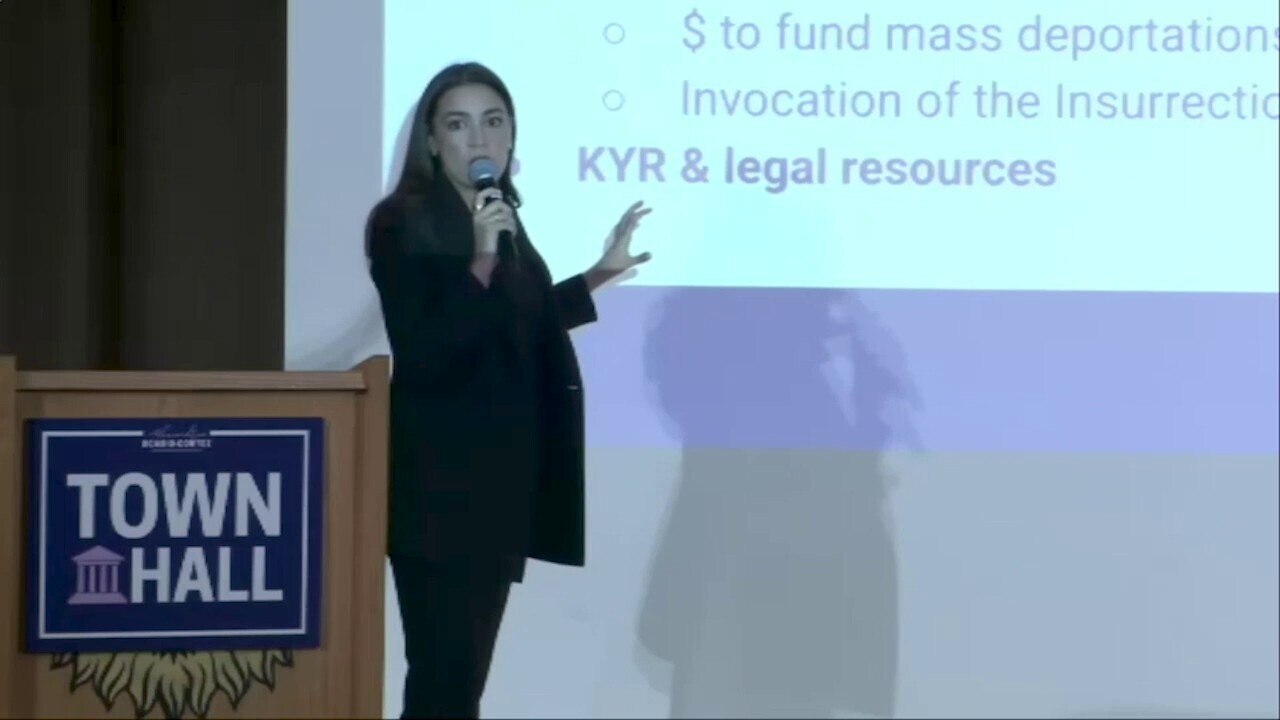 AOC taunts Tom Homan after border czar threatened to refer her Justice Department