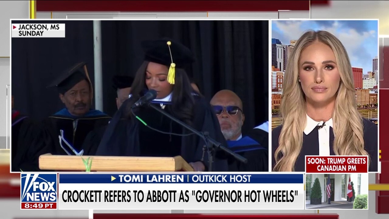 Jasmine Crockett under fire for rhetoric at commencement address