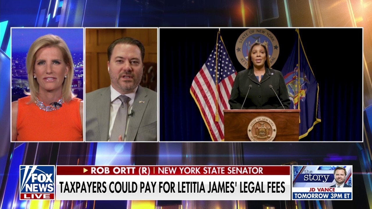 New York state senator explains why taxpayers could be on the hook for Letitia James' legal fees