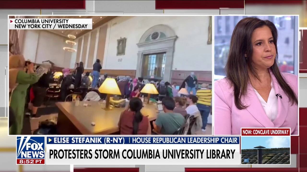 Elise Stefanik sends message to Columbia after pro-Hamas protesters storm library