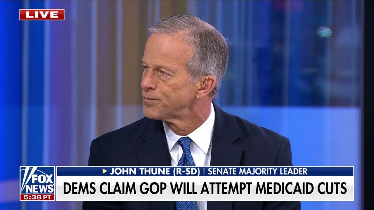 Sen. John Thune responds to claim GOP wants to cut Medicaid: 'Basic reforms'