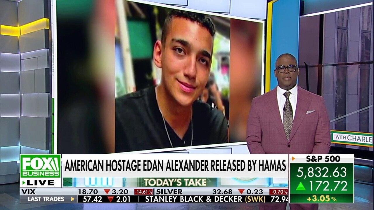 American hostage Edan Alexander freed from Hamas captivity