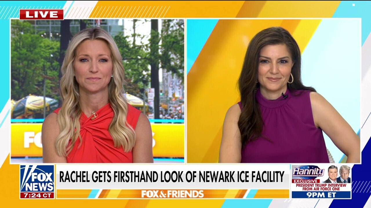 Fox gets rare look inside NJ ICE facility as Dems protest outside