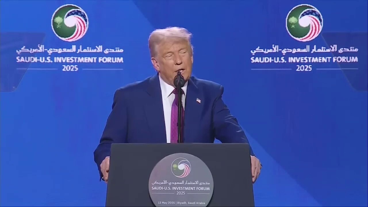 Trump touts economic progress in Saudi Arabia speech