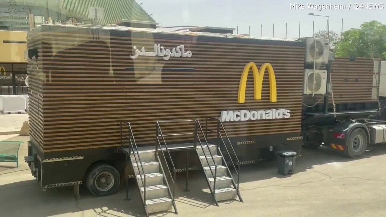 Saudi Arabia rolls out a mobile McDonald's during Trump's visit