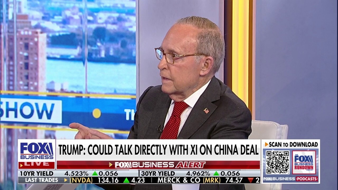 Democrats have tried to use tariffs to 'hammer' Trump's popularity down: Larry Kudlow