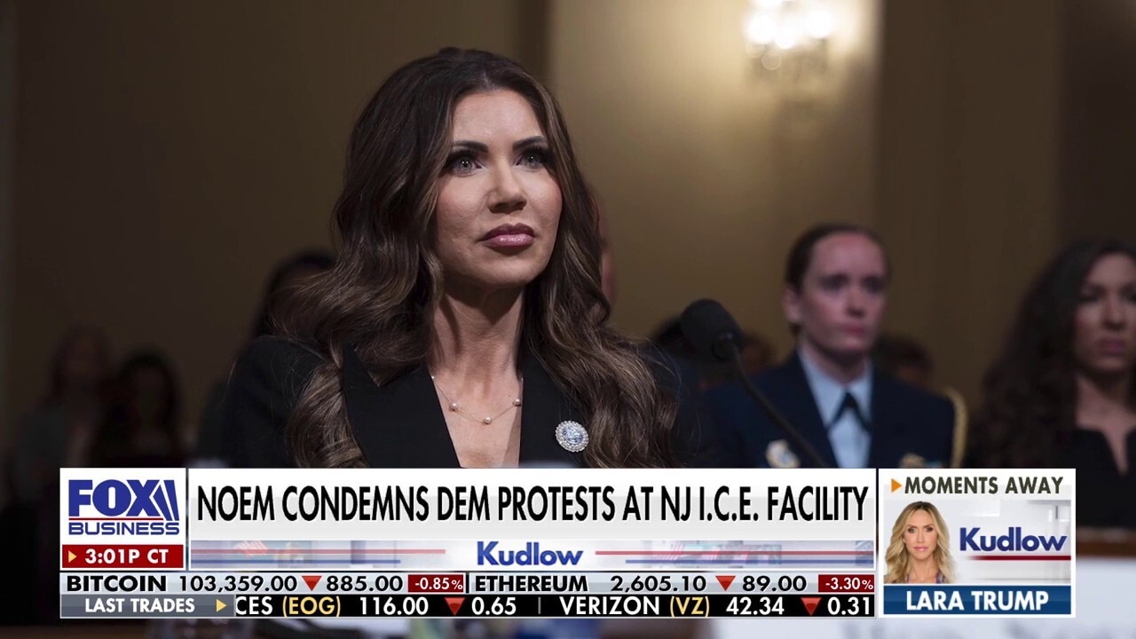 Noem denounces protests at New Jersey ICE facility amid potential arrests