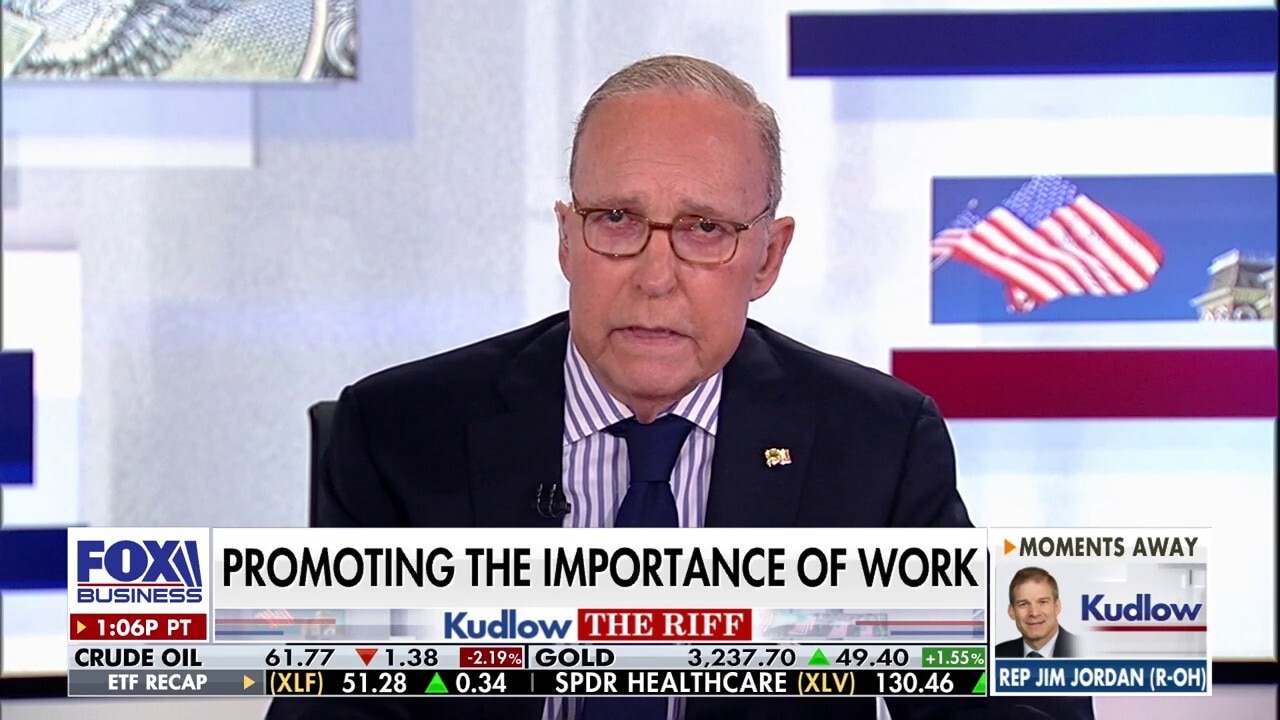  Larry Kudlow: Work provides the right example to the next generation