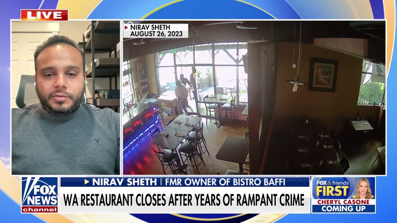 Washington restaurant owner who was forced to close over crime slams Democratic leadership
