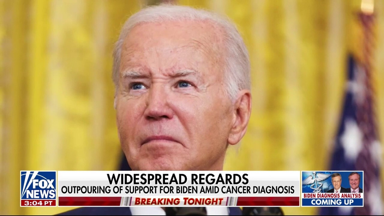 President Biden given well wishes and prayers after cancer diagnosis