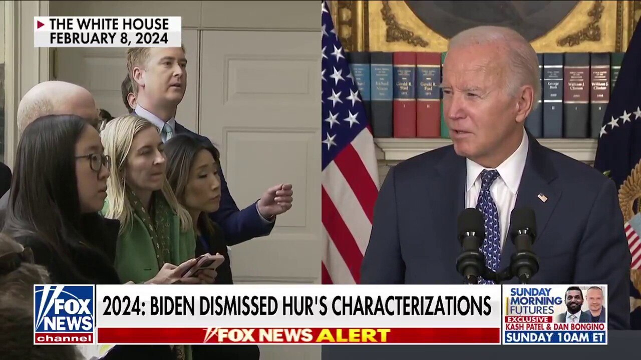 Biden previously questioned by Fox News' Peter Doocy about his mental fitness
