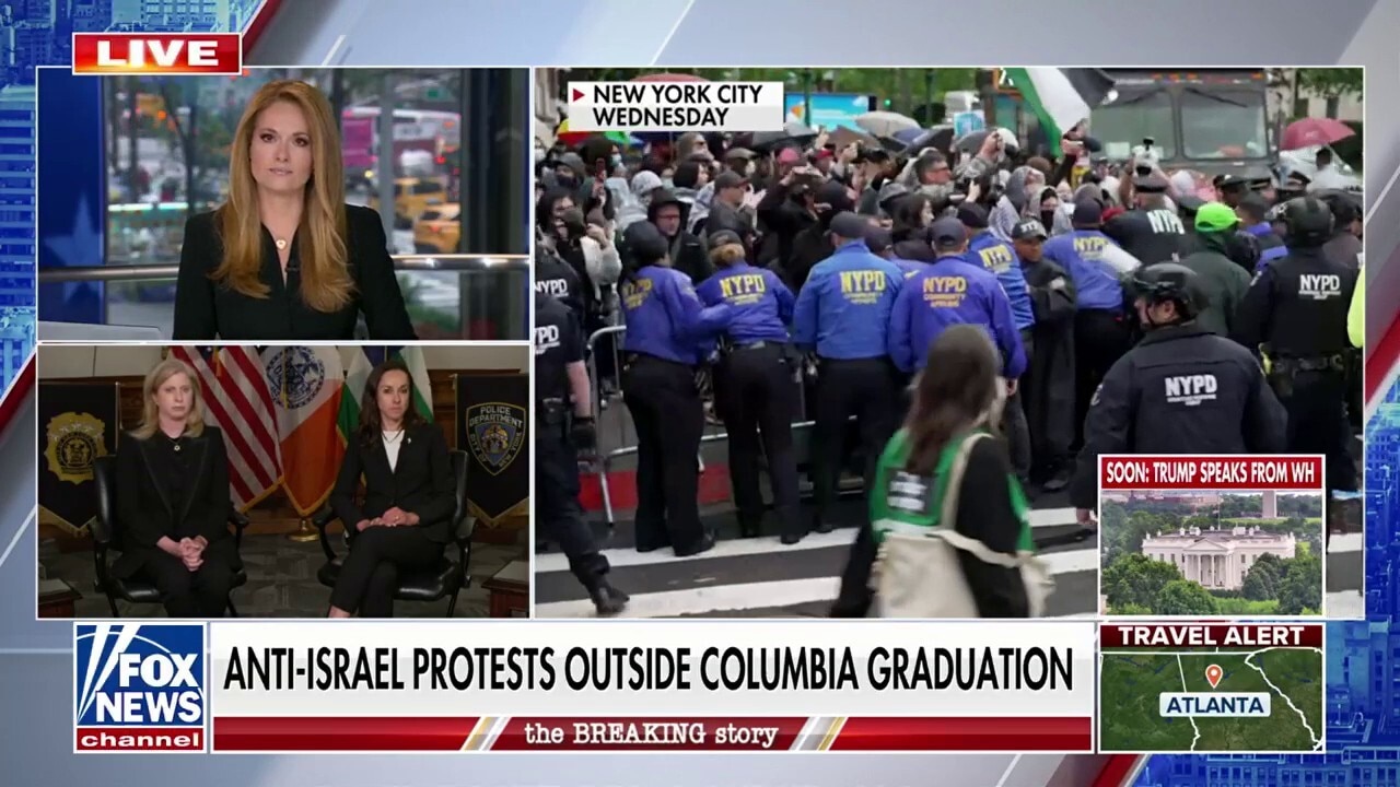 NYPD Commissioner Jessica Tisch and Deputy Commissioner of Intelligence and Counterterrorism Rebecca Weiner address safety concerns following deadly shooting at DC Israeli Embassy