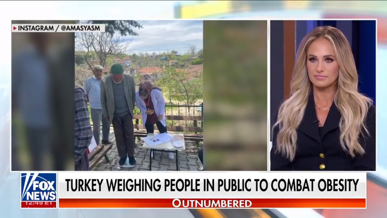 Turkey weighing citizens in public to motivate weight loss