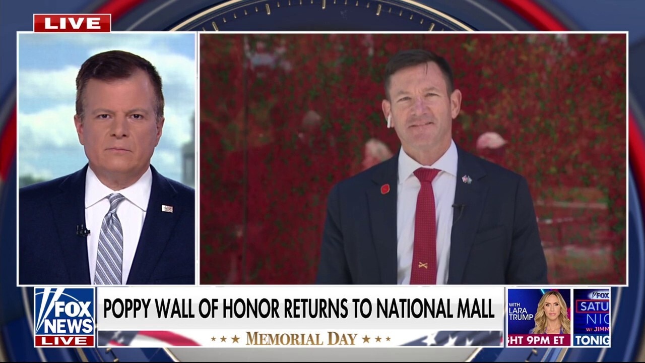  Poppy Wall of Honor returns to National Mall ahead of Memorial Day
