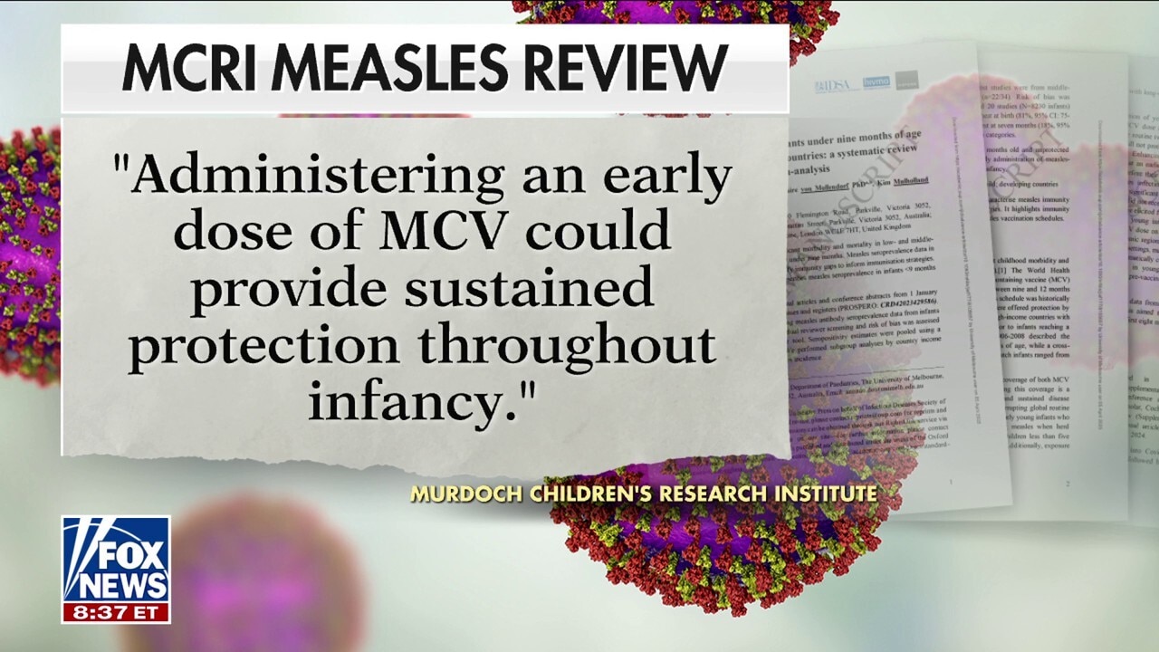 Study suggests babies should receive measles vaccine earlier