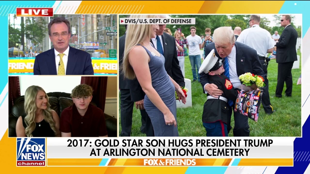  Gold Star teenager reflects on meeting Trump, honoring his late father