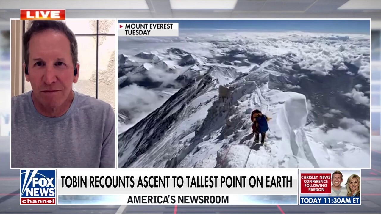 Mike Tobin opens up on 'arduous' Mount Everest climb