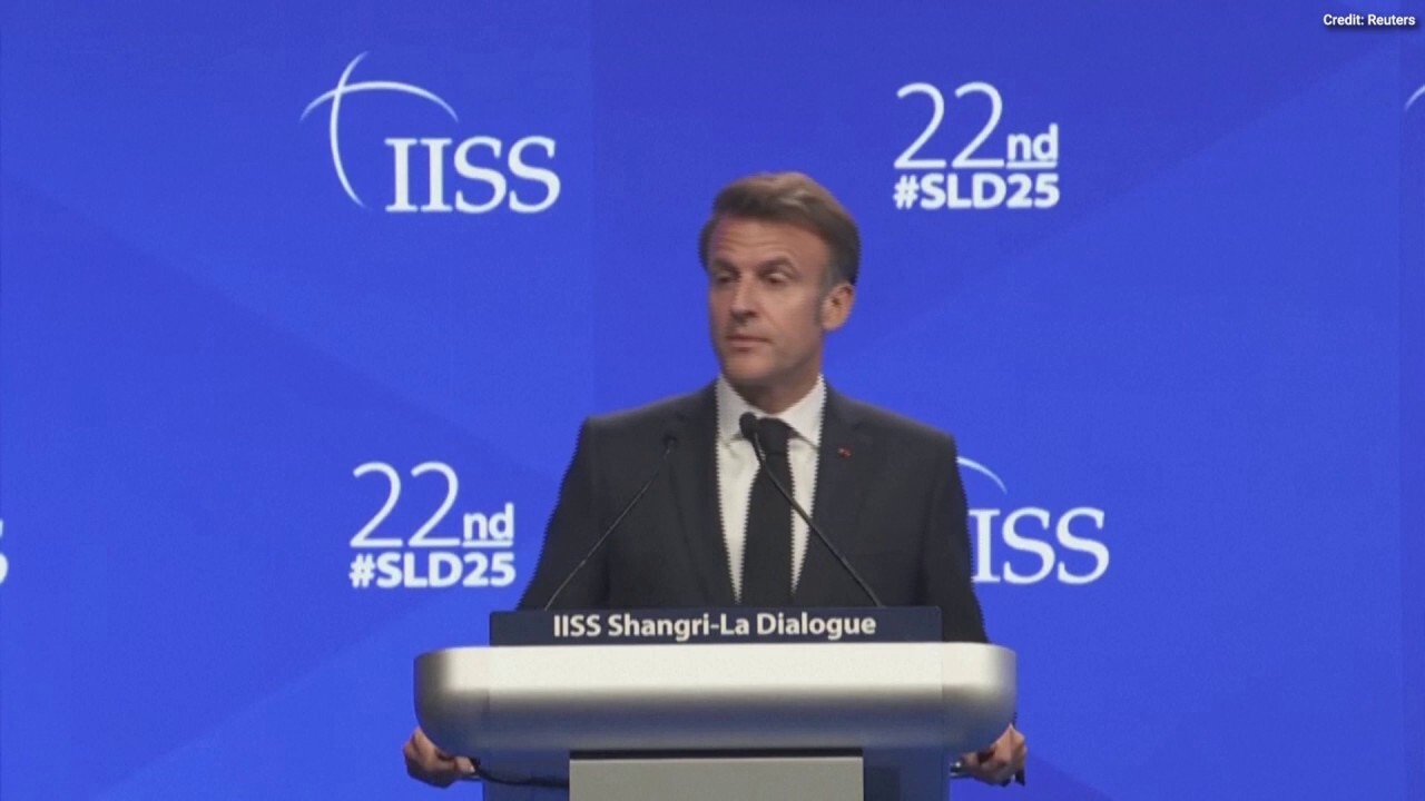 Macron chides Trump, China forcing world into super power spat