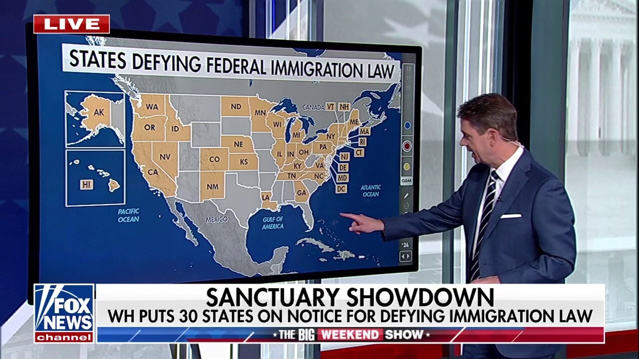 Trump battles sanctuary states on notice for defying immigration law
