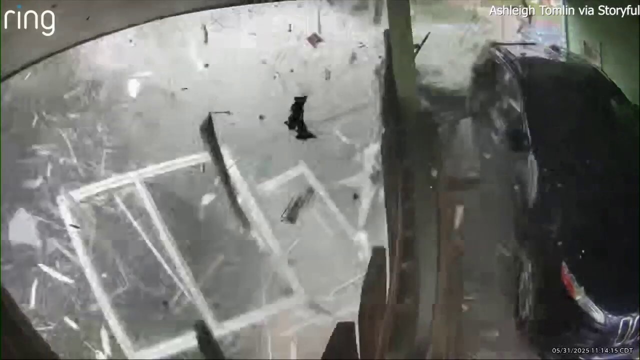 Ring camera captures moment a house exploded near Kansas City, Misouri