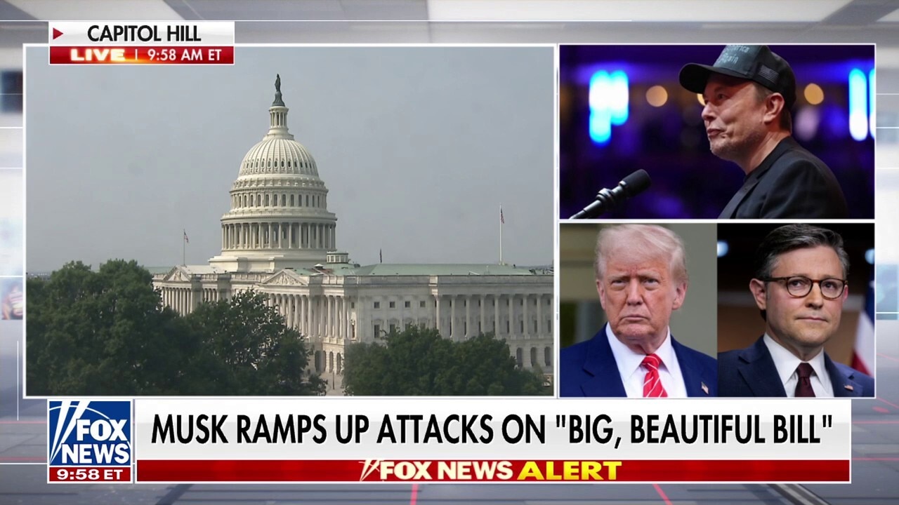 GOP 'exasperated' by Musk's attacks on 'big, beautiful bill'