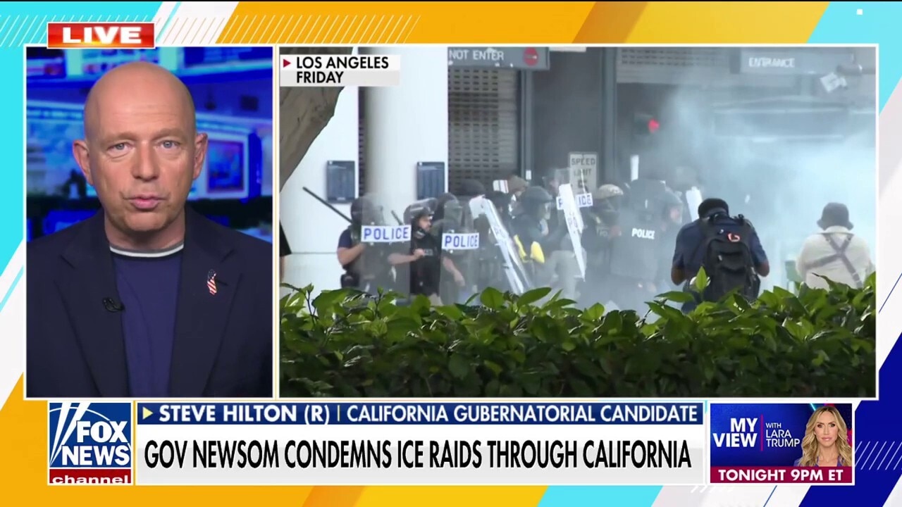 Steve Hilton calls out California Gov Newsom for ICE raid condemnation
