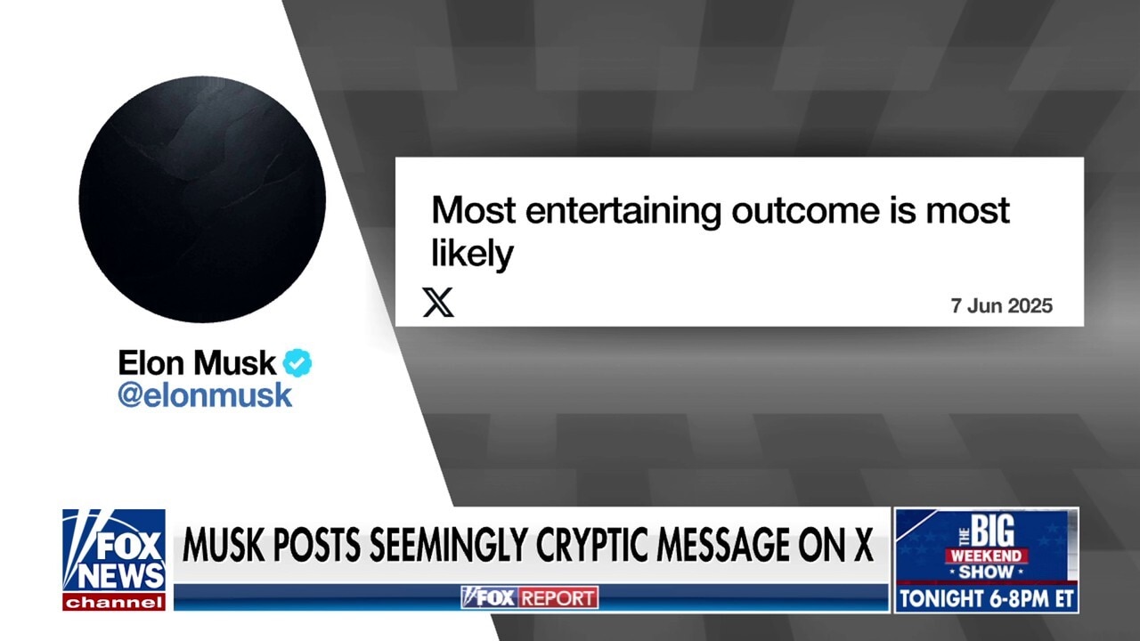 Watch Elon Musk makes cryptic post on X amid feud with Trump - FNC ...