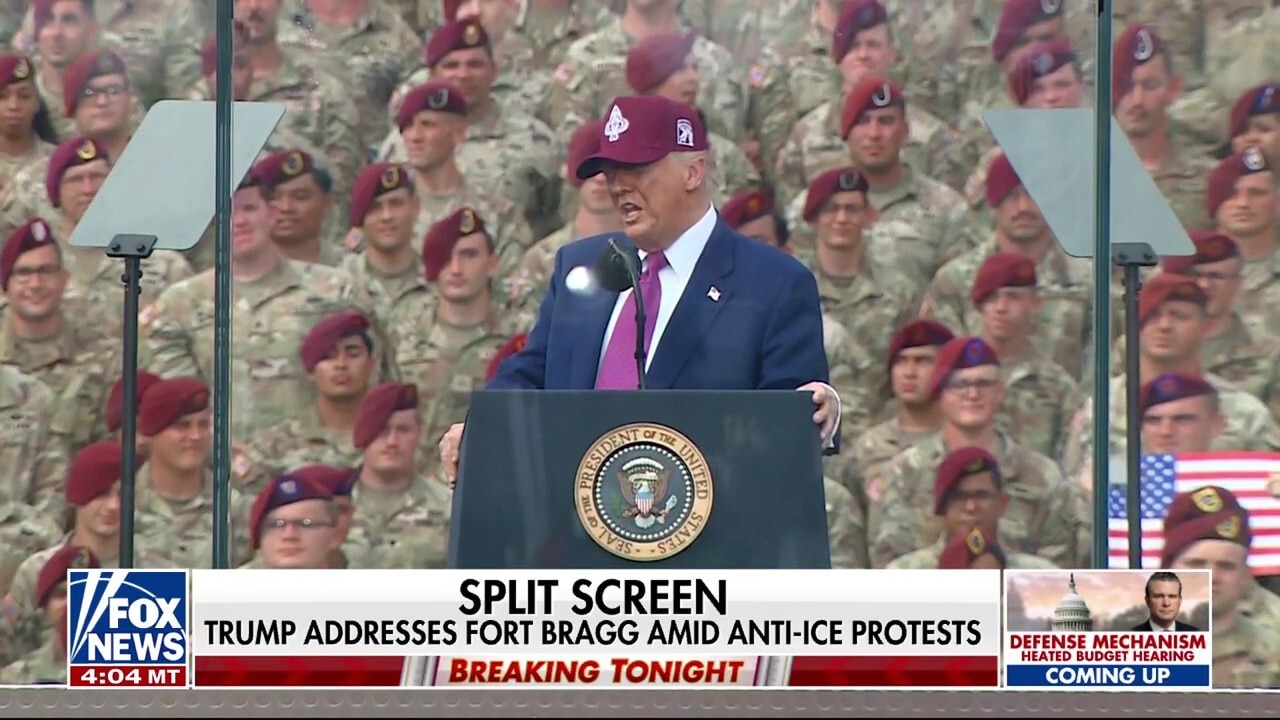  President Trump celebrates the US Army's 250th birthday, addresses anti-ICE riots