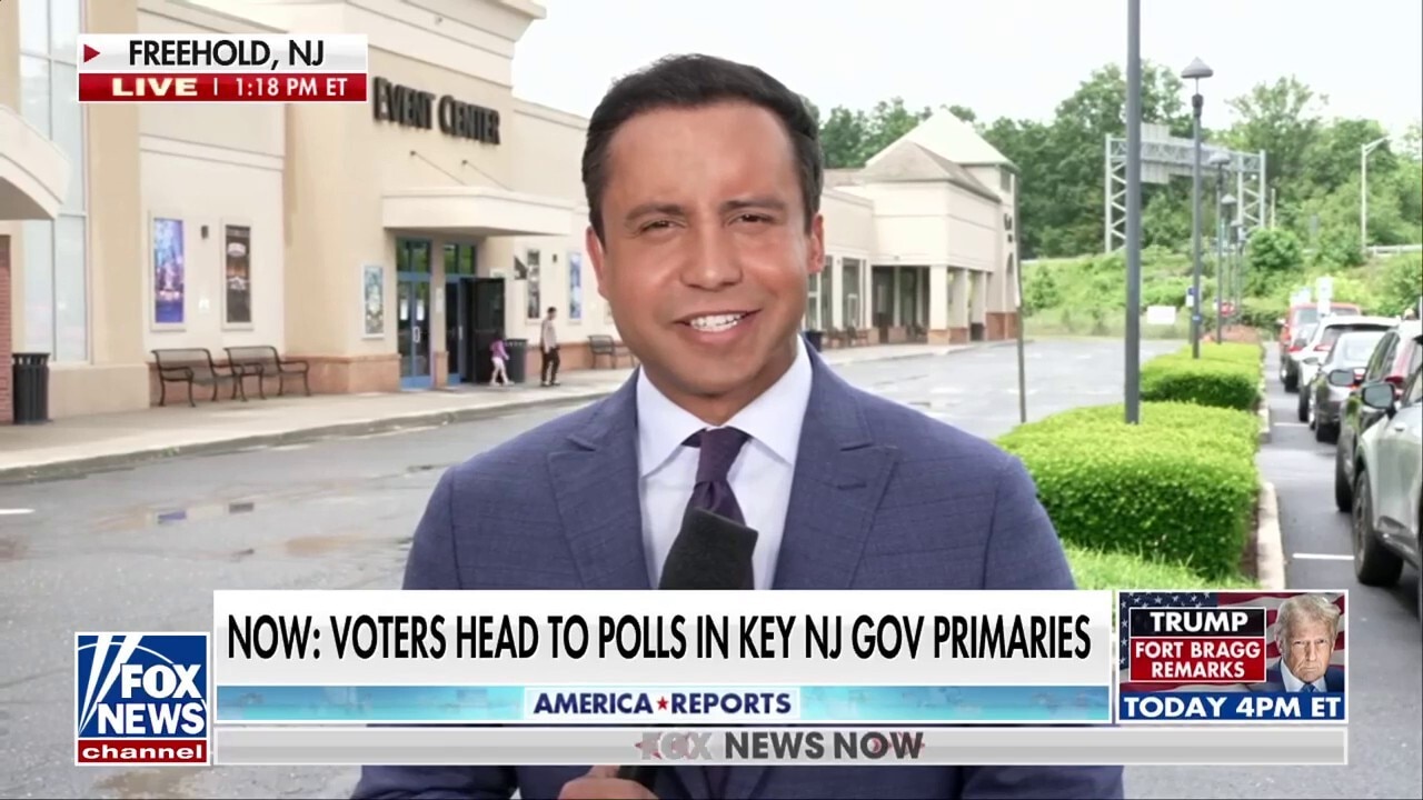 Voters take to the polls in New Jersey governor primary