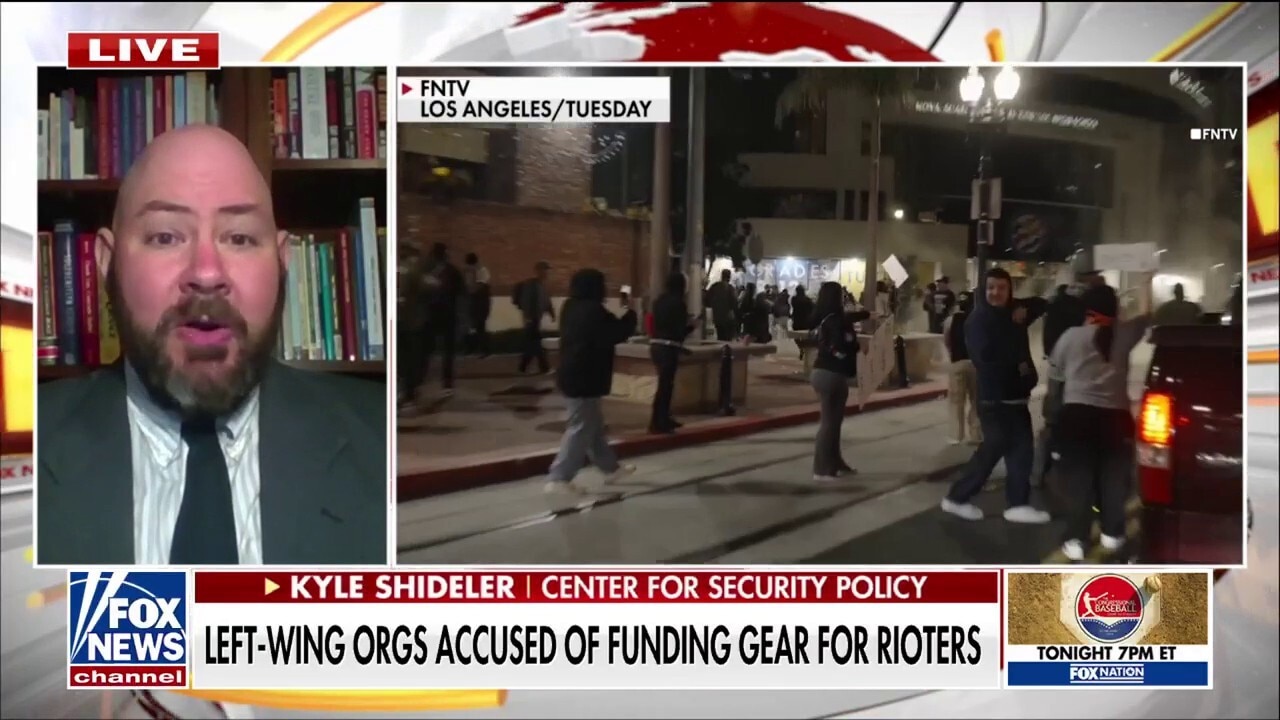 Trump vows to uncover who's funding LA riots as left-wing organizations hand out care packages