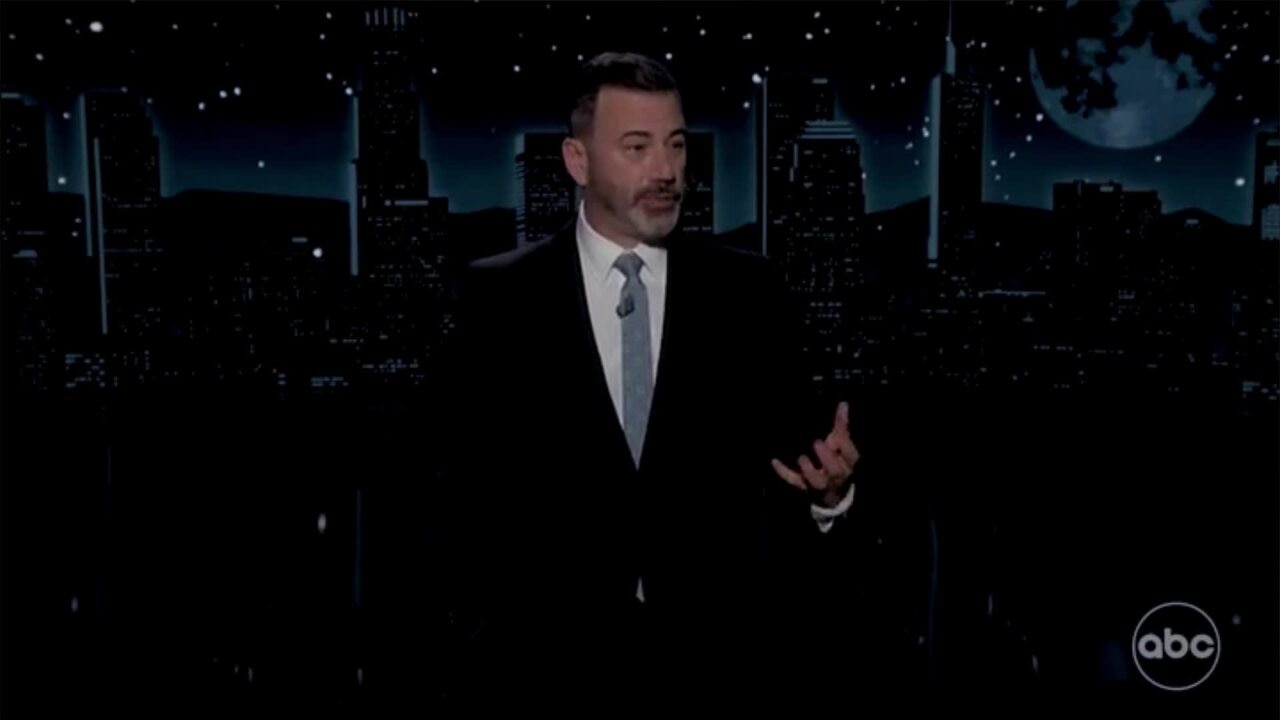 LA-based Jimmy Kimmel claims 'there's no riot outside' as he blasts 'mentally ill' Trump