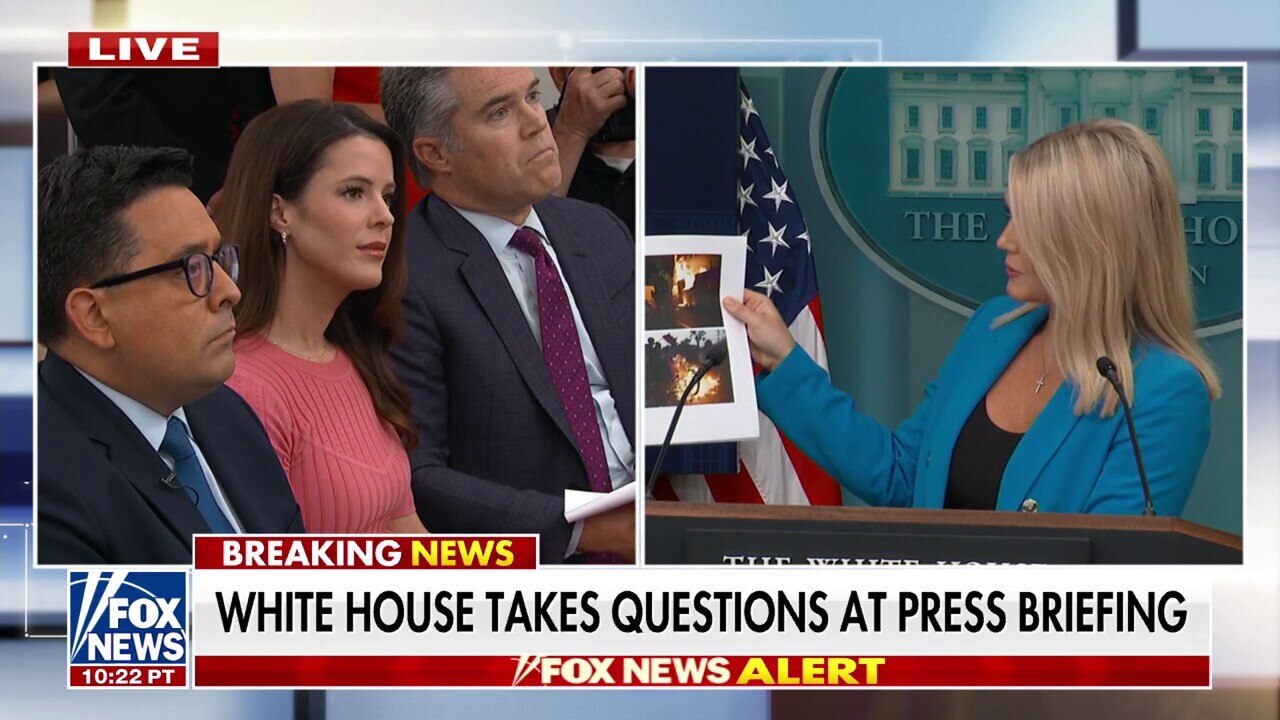 Gavin Newsom 'owns' violent images coming from LA riots, Leavitt says