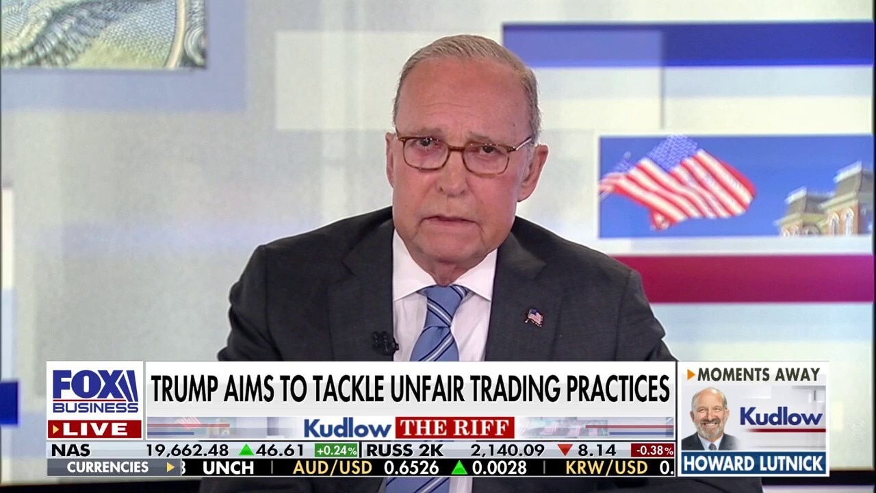  Larry Kudlow: Trump believes his tough tariff diplomacy is the best way to fix the broken international trading system