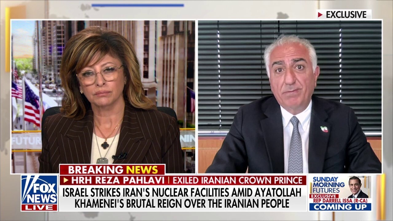 Iranian regime is ten times weaker than it was two weeks ago, exiled crown prince says