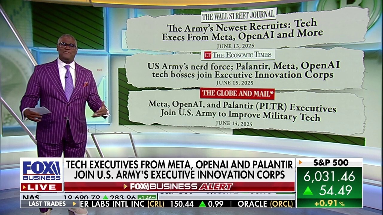 Meta, OpenAI, Palantir execs serve in new Army detachment