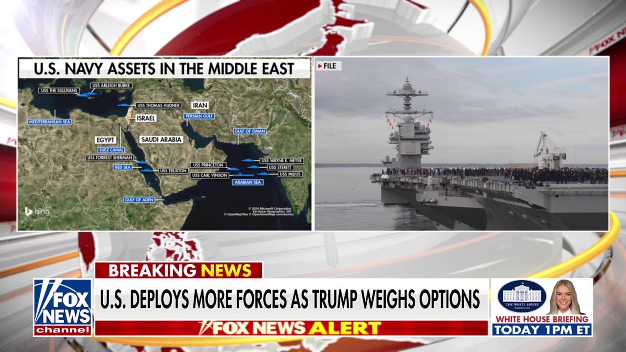 Trump weighs Middle East involvement as US bolsters military assets